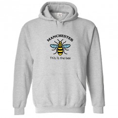 Manchester This Is The Bee Classic Nostalgic Unisex Kids and Adults Pullover Hoodie